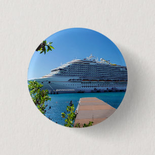 Caribische droom cruise ronde button 3,2 cm