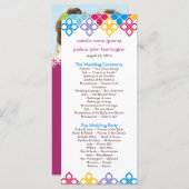 Caribische Eilanden Trouwprogramma Foto Keepsake Programma (Voorkant / Achterkant)