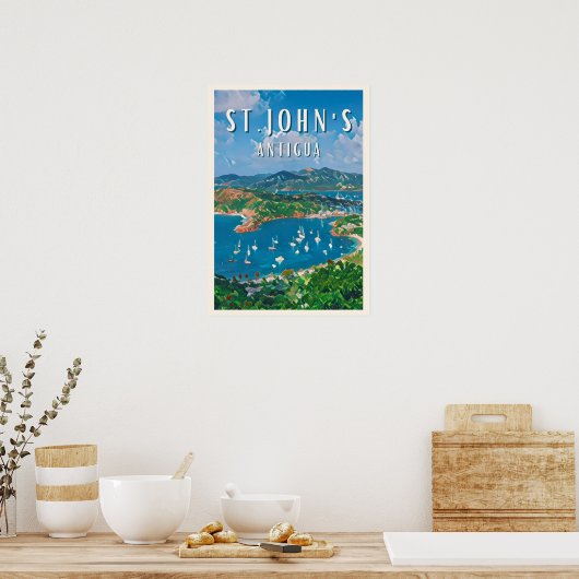 Caribische Joyau Poster (Keuken)
