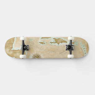  Caribische kaart Skateboard