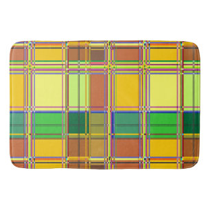 Caribische Kleurrijke Stof Madras Tartan Badmat
