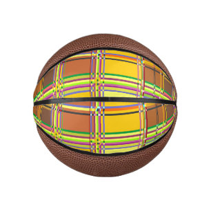 Caribische Kleurrijke Stof Madras Tartan Basketbal