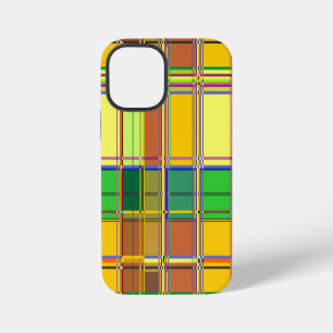 Caribische Kleurrijke Stof Madras Tartan iPhone 12 Mini Hoesje