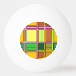 Caribische Kleurrijke Stof Madras Tartan Pingpongballen