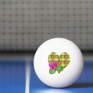 Caribische Kleurrijke Stof Madras Tartan Pingpongballen