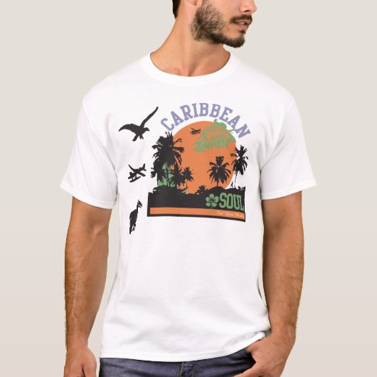 Caribische sol t-shirt (Voorkant)