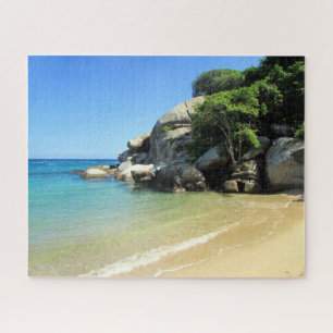 Caribische strandvakantie legpuzzel