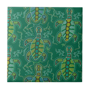 Caribische Tortuga Tegeltje