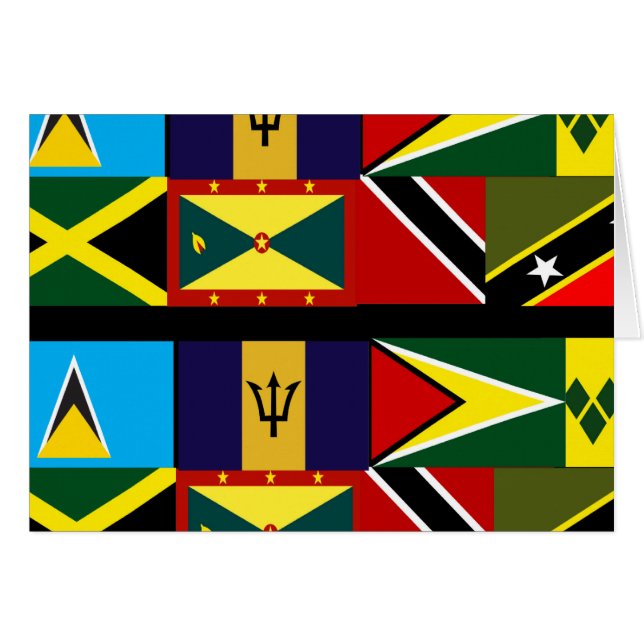 Caribische wenskaarten (Voorkant Horizontaal)