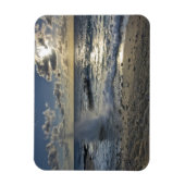 Caribische Zee, Kaaimaneilanden. Brekende golven Magneet (Verticaal)