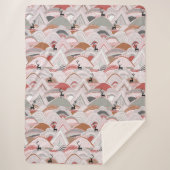 caribou - bergen in wenen sherpa deken (Voorkant)