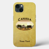Caribou Duel - Canada Coque-Mate coque iphone (Verso)