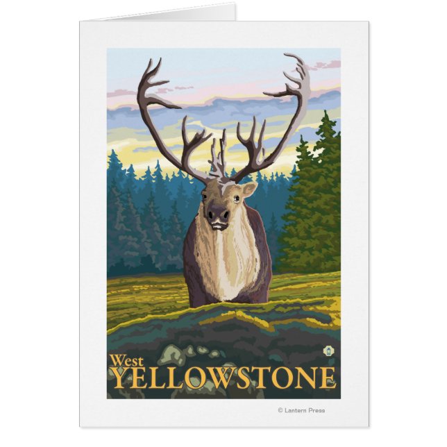 Caribou en pleine nature - West Yellowstone, MT (Devant)