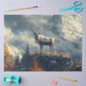 Caribou op de berg schilderen Decoupage Tissuepapier (Craft)