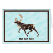 Caribou/Reindeer d'art populaire (Devant horizontal)