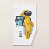 Caricature à rouleaux de route (Serviette à main)