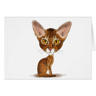 Caricature Abyssinian
