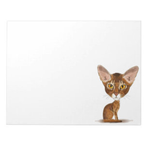 Caricature Abyssinian Notitieblok