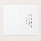 Caricature acrylique vintage Holiday Singing Cubs (Inside Unfolded)