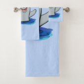 Caricature adorable de marsouin (En situation)