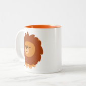 Caricature adorable Lion Mug (Devant gauche)