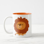 Caricature adorable Lion Mug (Gauche)