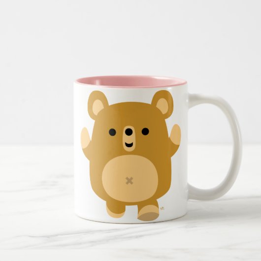 Caricature affectueuse Ours Mug (Droit)