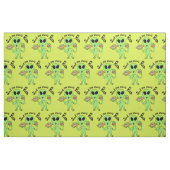 Caricature alien envoyez-moi plus de pizza tissu e (Fat Quarter)