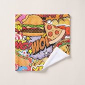 Caricature alimentaire (Gant de toilette)