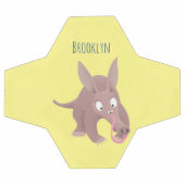 Caricature amusante de Aardvark (Plat)