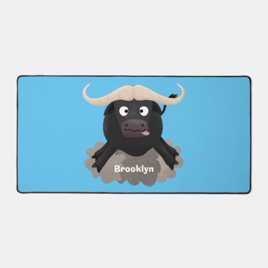 Caricature amusante de buffle d'eau courante (Recto)