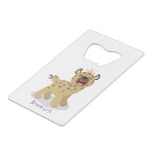 Caricature amusante hyena riant illustration (Devant Angle)