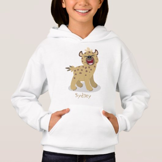 Caricature amusante hyena riant illustration (Devant)