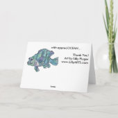 Caricature AppreciOCEAN poisson mérou carte de rem (Dos)