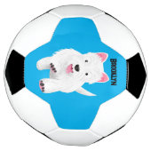 Caricature blanche de terrier de l'ouest (Tourné)