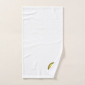 caricature brun jaune tacheté léopard (Serviette à main)