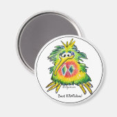 Caricature Christmas Kiwi Magnet (Recto/Verso)