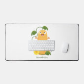 Caricature citrouille gourde en beuret joyeux (Clavier et souris)