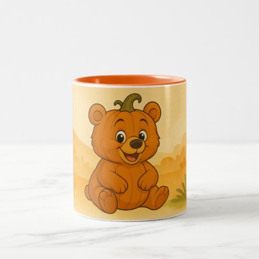 Caricature Citrouille Pals Mug (Centre)