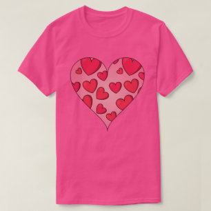Caricature Coeur Saint Valentin T-shirt