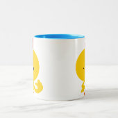 Caricature Cool mignonne Mug de poulet (Centre)