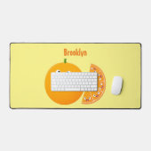 Caricature d'agrumes d'orange (Clavier et souris)