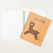 Caricature d'alpaga brun joli (Devant avec enveloppe)