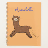 Caricature d'alpaga brun joli (Devant)