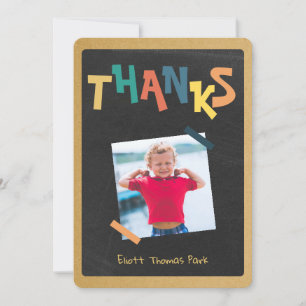 Caricature d'anniversaire Merci Chalkboard Photo