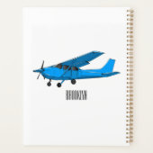 Caricature d'avion à voilure fixe (Dos)