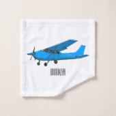 Caricature d'avion à voilure fixe (Gant de toilette)