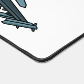 Caricature d'avion de chasse militaire (Coin)