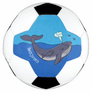Caricature de baleine mignonne et de baleine de ve