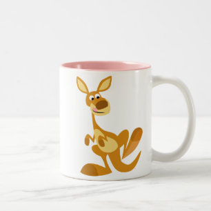 Caricature de battage mignon Kangaroo Mug